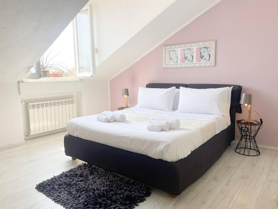Elegante Appartamento 100 Mq Parcheggio - Wi Fi Savona Dış mekan fotoğraf